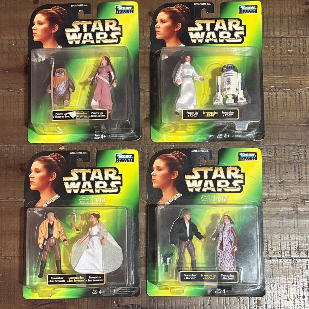 1997 Star Wars- Kenner Princess Leia Collection Set of 4
